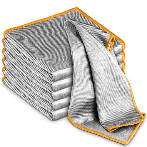 Glass polishing cloth streak - glass,