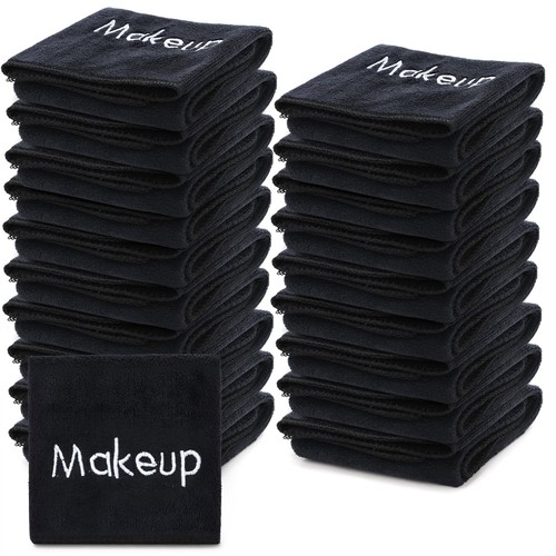 Pack makeup towels black - 20,